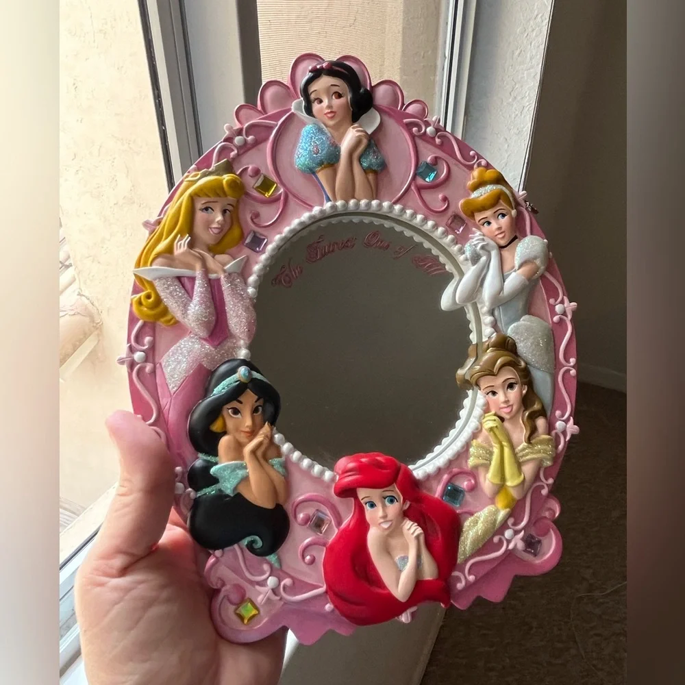Vintage Disney princess mirror